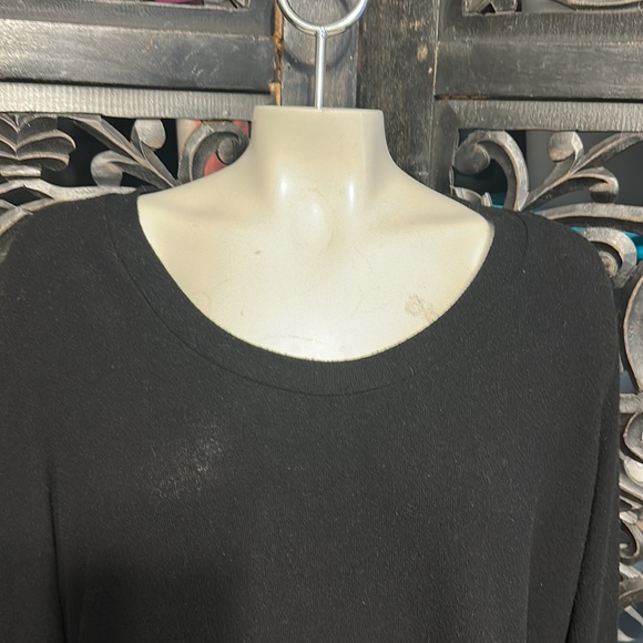 Peace Love World Pull On Lace Up Back Long Sleeve Lightweight Sweatshirt Top. - Picture 4 of 8